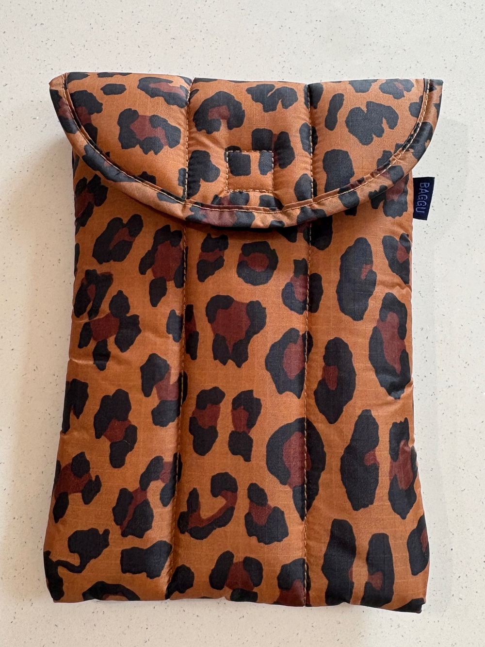 Leopard Print Padded 8” Tablet Sleeve Accessory Pouch